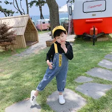 Джинсовый комбинезон для мальчиков; Новинка года; сезон весна-осень; повседневные штаны для мальчиков; импортные брюки; джинсы