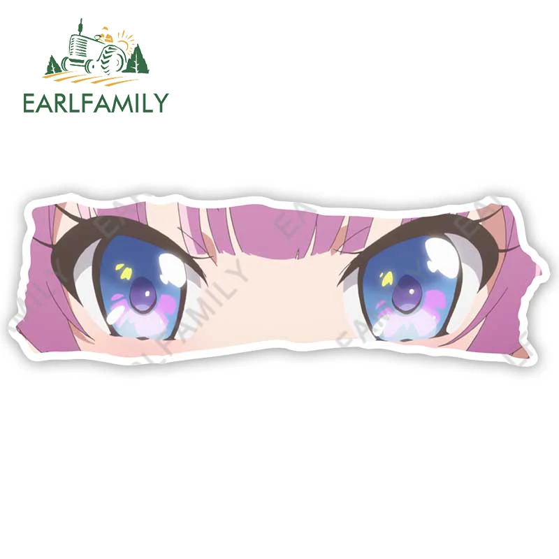 EARLFAMILY 13 см x 4 2 для аниме милые глаза фургон автомобильные наклейки s