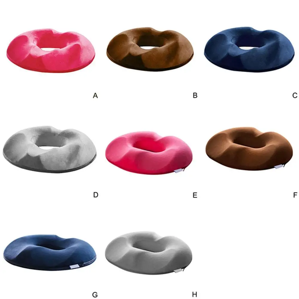 1PCS Donut Pillow Hemorrhoid Seat Cushion Tailbone Coccyx Orthopedic Medical Seat Prostate Chair for Memory Foam