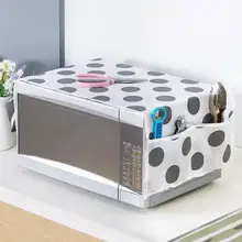 Водонепроницаемый 1 шт смазка Защитная сумка для хранения на кухне аксессуары двойные карманы пылезащитные чехлы Чехол для микроволновой печи Микроволновая печь капюшон