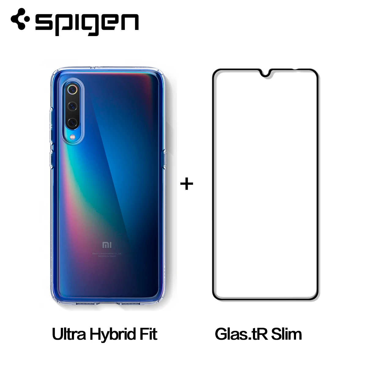 SPIGEN Xiaomi mi 9 Чехол Ультра Гибридный подходит кристально чистый S35CS26088 mi L-STD-810 ударопрочный нескользящий чехол s - Цвет: Crystal Clear