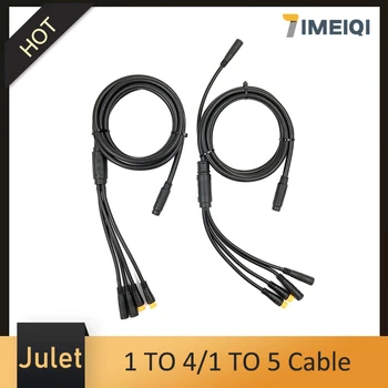 

IMEIQI JULET 1T4/1T5 Waterproof Cable Controller/Light/Ebrake/Throttle/Display E-bike Cable Conversion Accessories