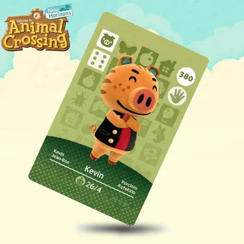 

380 Kevin Animal Crossing Card Amiibo Cards Work for Switch NS 3DS Games