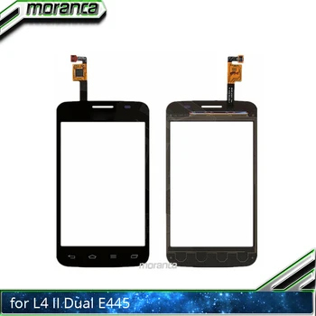 

3.8'' E445 Touch Panal for LG Optimus L4 II Dual E445 Touch Screen Digitizer Sensor Front Glass Lens Panel Black White