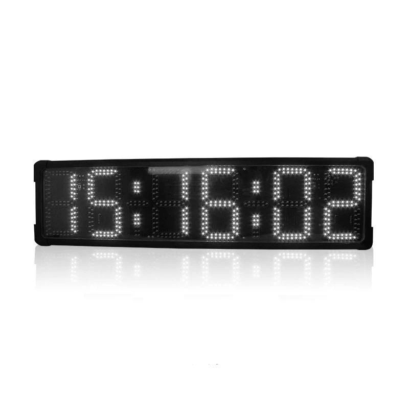 

8'' LED Display double-sided countdown timer large race timing clock digital stopwatch timer