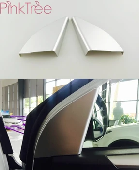 

For Toyota RAV4 2013 2014 2015 2016 Chrome Interior Moulding Audio Triangle Cover Trim Decorative Car Styling Accessories