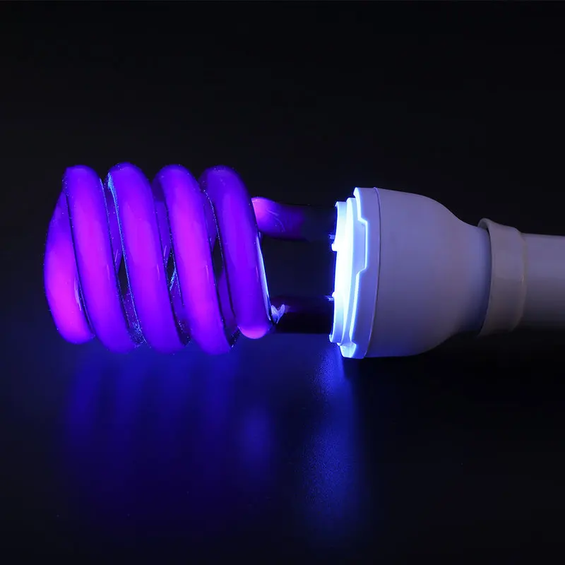 220V E27 40W UV светильник лампа ультрафиолетовая лампа дневного света обнаружения CFL спиральная энергосберегающая светильник экономии светильник ing лампы