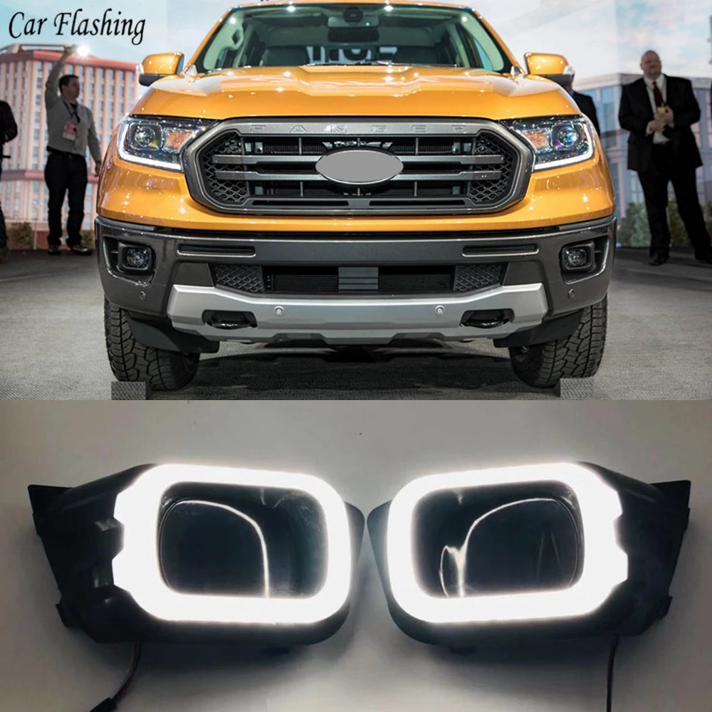 2 предмета в комплекте для Ford Ranger 2019 2020 12V светодиодный дневные ходовые огни