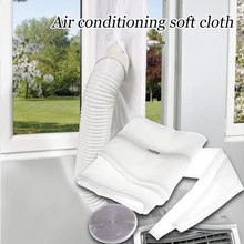 2/3/4 м воздушный замок оконный утеплитель матерчатая пластина запечатывания для мобильных кондиционеров воздуха кондиционирования водонепроницаемый мягкие домашние гибкий