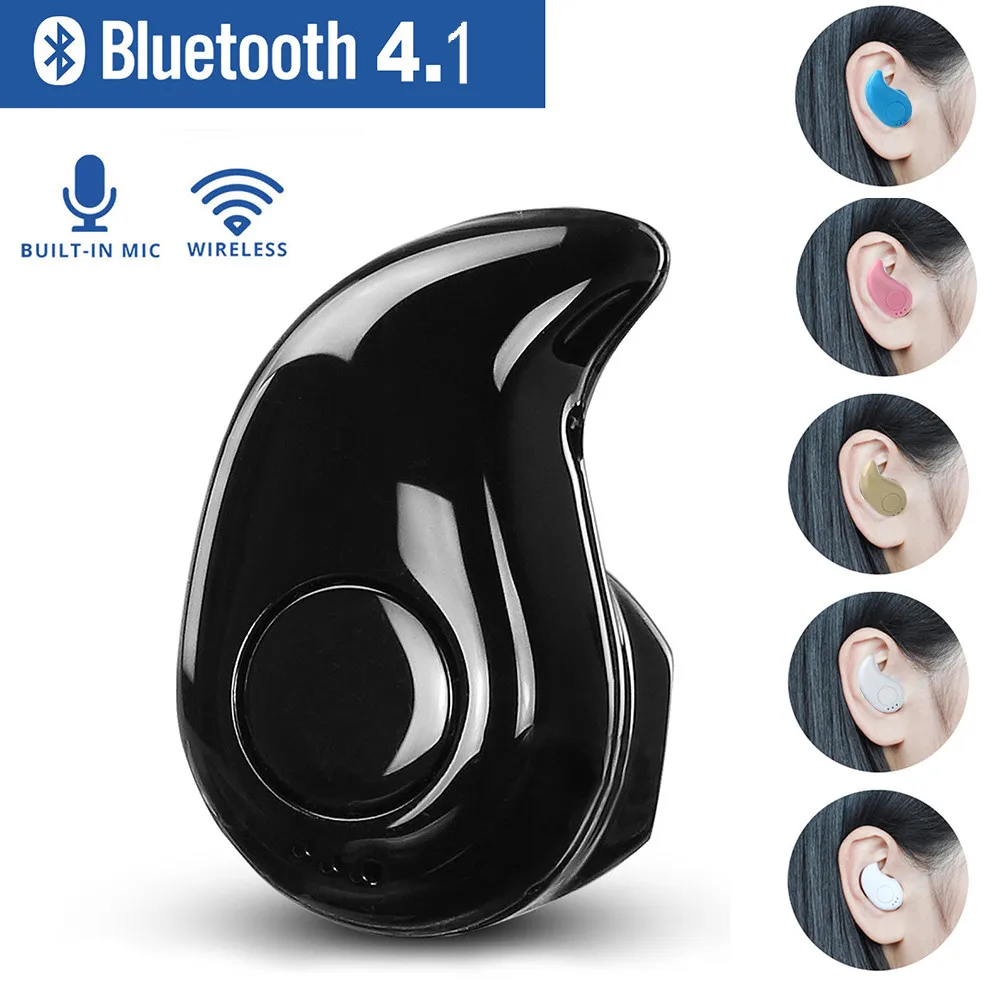 

S530 Mini Wireless Bluetooth Stereo Earphone in Ear Sport Earbud with Mic Handfree Headset Earphones for iPhone /Samsung mp3 mp4