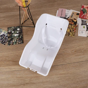 

Children's bicycle rear basket rear seat doll bucket silicone material with sticker decoration