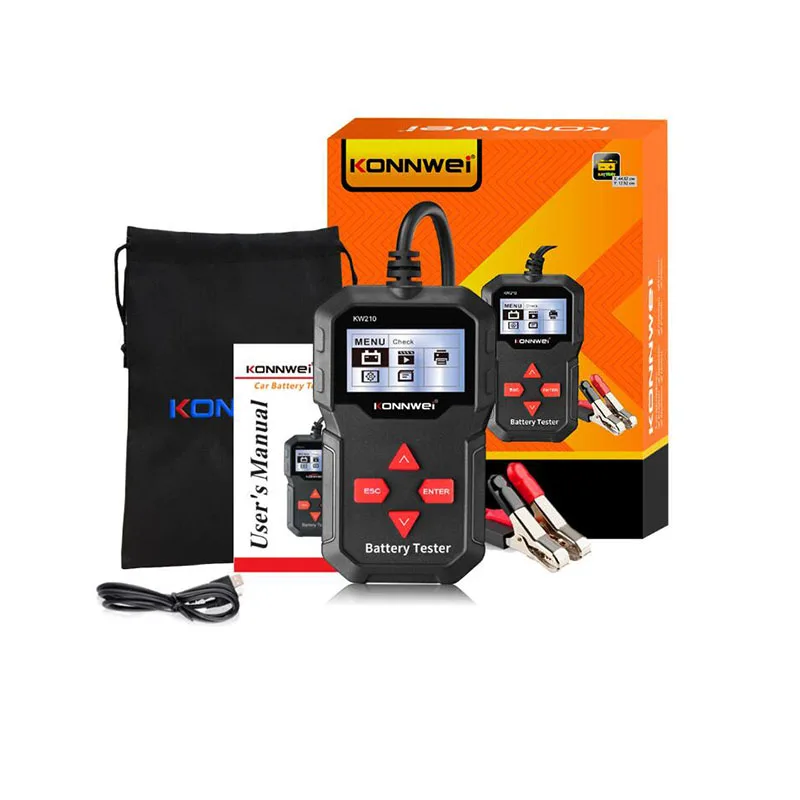 Тестер автомобильных аккумуляторов тестер 12 В от 100 до 2000CCA Вольт аккумуляторные