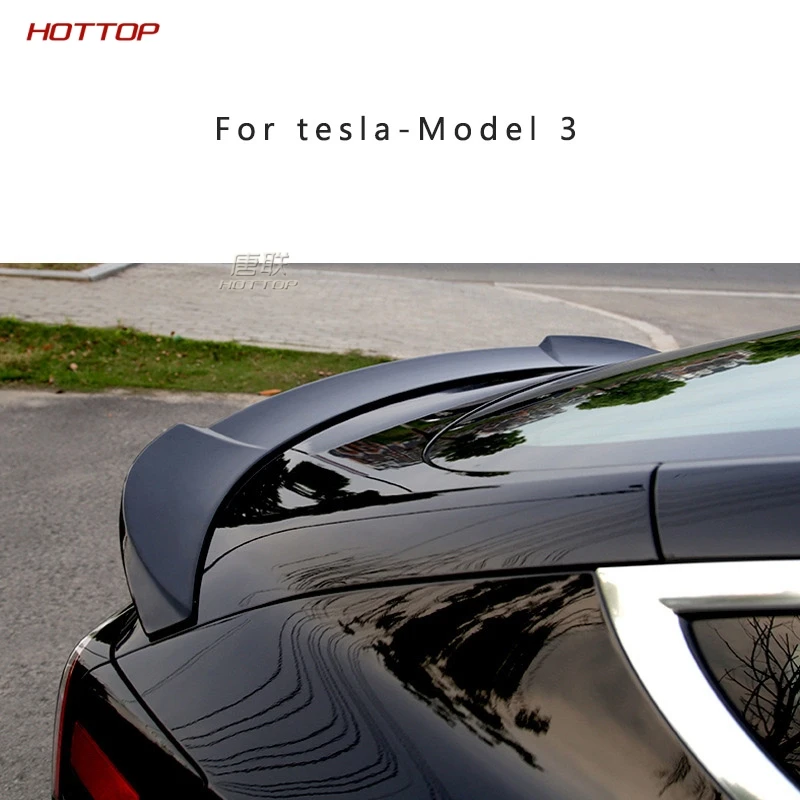 

ABS Tail Rear Trunk Spoiler Wing Decoration Cover for Tesla MODEL 3 2018 2019