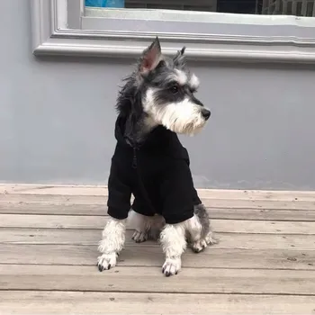 

Fashion Dog Winter Warm Hoodie Pet Coat Jacket Clothes Small Medium Dogs Schnauzer French Bulldog Teddy Pug Dropshipping BGC10