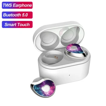 

Bluetooth 5.0 TWS Bluetooth Earphone Headset 6D Stereo Wireless Earphones IPX5 Waterproof Headfree Earbuds Noise Cancelling