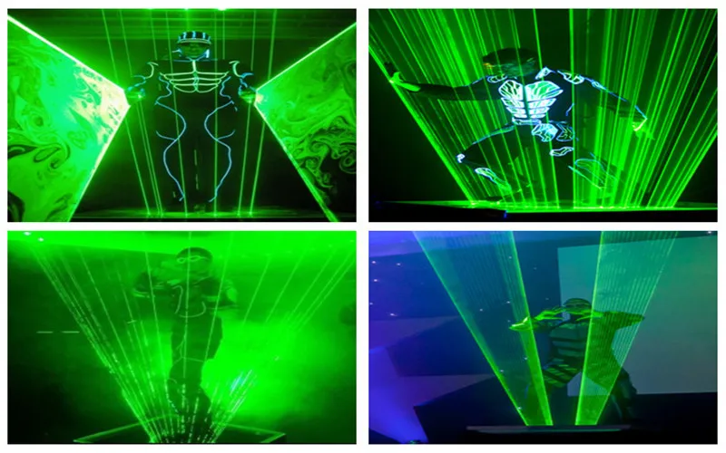Мини-зеленый лазерный меч двойного направления для лазерного шоу 532nm 200mW двуглавый Широкий Луч лазерная двойная лазерная ручка