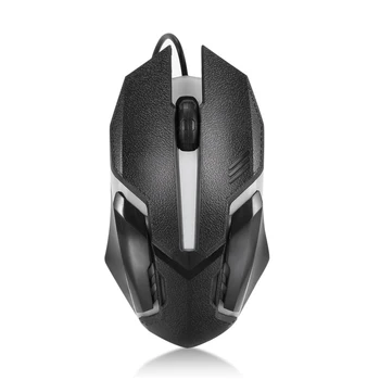 

Wired 6 Keys Ergonomic Mouse Portable Gaming Office Mice for Laptop PC JR Deals