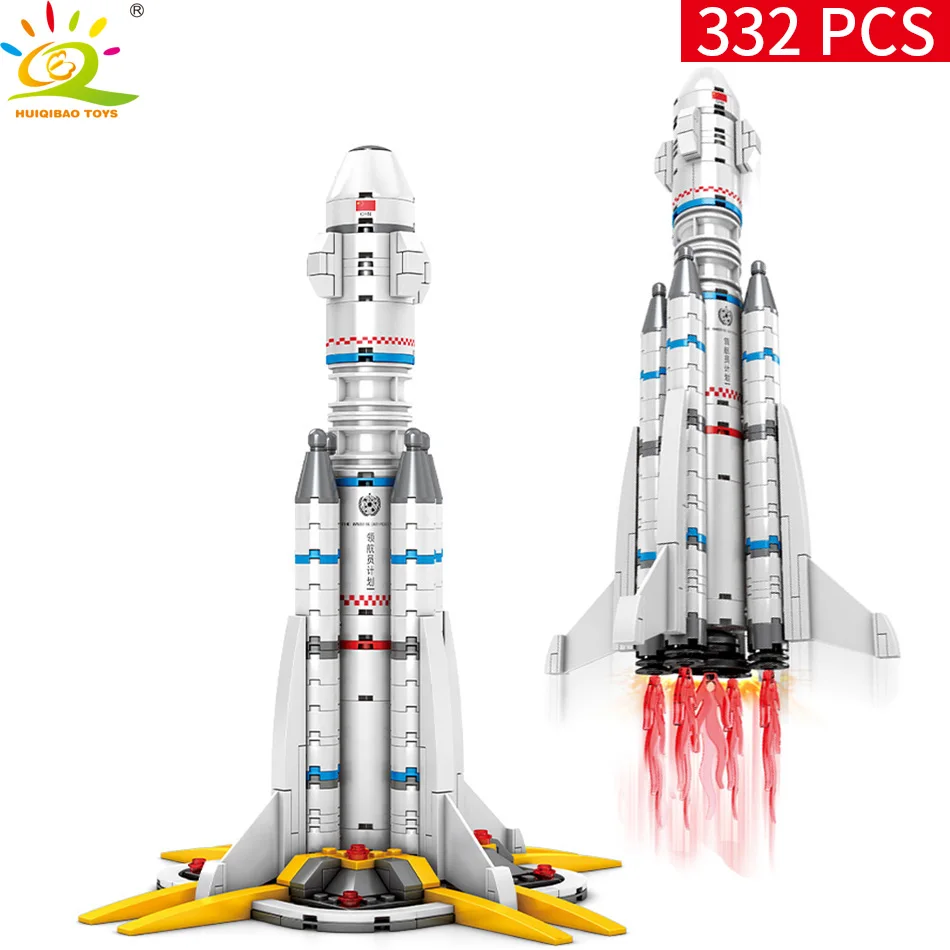 

332pcs Wandering Earth Launch Shuttle Rocket Building Blocks legoing City Space astronaut Construction Bricks Toy For Children