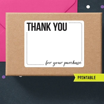 

Custom Thank You For Your Purchase Sticky Printable Thank You Notes Package Stickers Business Thank You Stickers