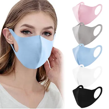 

Mascarilla 5pc Health Cycling Cotton Mouth Face Masks Washable Reusable Mouth Mask Respirator Men Women Mouth Caps Washable
