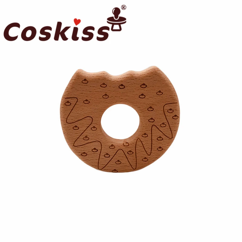 

Coskiss Beech Wooden Toys DIY Crafts Baby Teether For Making Rattles Educational Toy Wooden Teether For New Born Teether