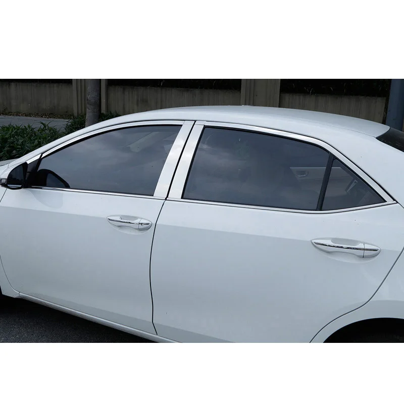Lsrtw2017 для Toyota Corolla E210 окна автомобиля Post планки украшения хром аксессуары для интерьера