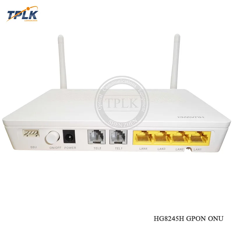 Цена HG8245H Gpon терминал ONU ONT 4GE+ 2 порта+ Подсветка комбо+ WiFi оптический патч-корд интерфейс волоконно-оптический модем английской прошивкой