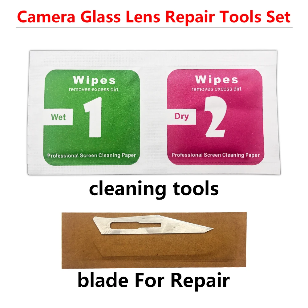 Back Rear Camera Glass Lens Cleaning Cloth Dust Removal Wet Dry Wipe Paper Rapair Tool Tools Set | Мобильные телефоны и
