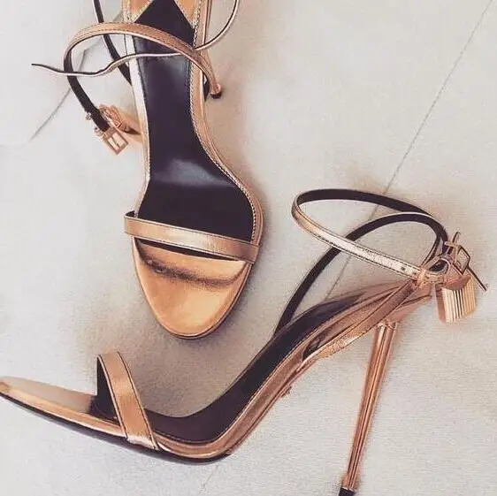 Padlock Women Gladiator Sandals Ankle 