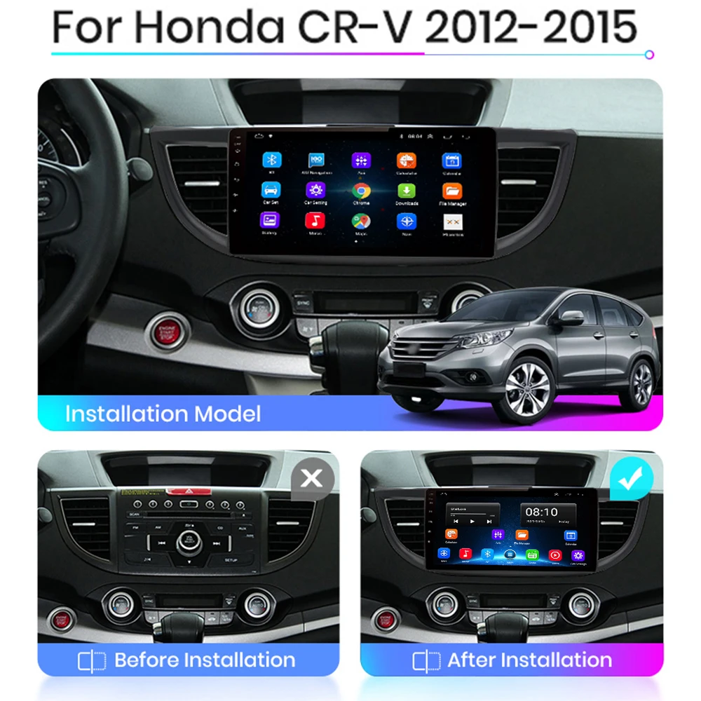 HONDA CR-V(RE3/4系)用 ANDROIDナビ1式 HONDA CR-V(RE3/4系)用 ANDROIDナビ1式