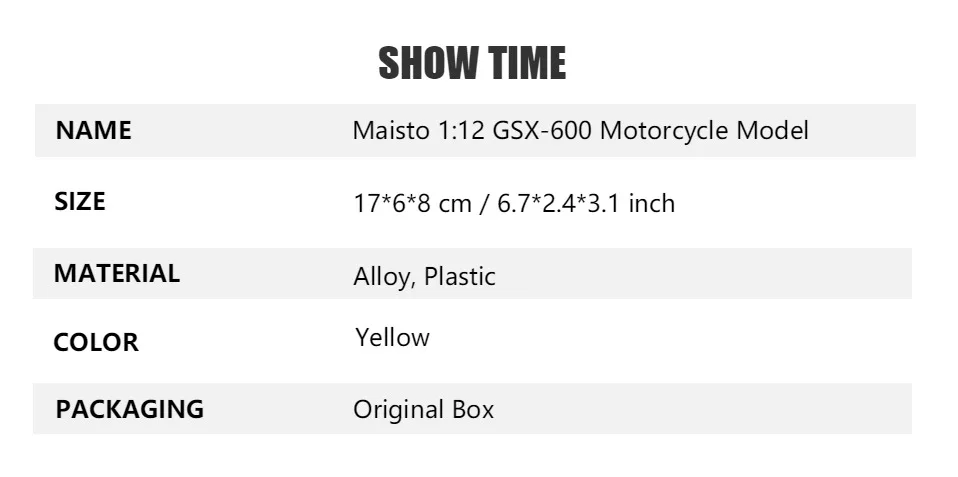 Maisto 1:12 сплав модель мотоцикла Игрушка GSX-600 спортивный велосипед шоссейные гонки коллекция моделей автомобилей креативные игрушки для детей подарок