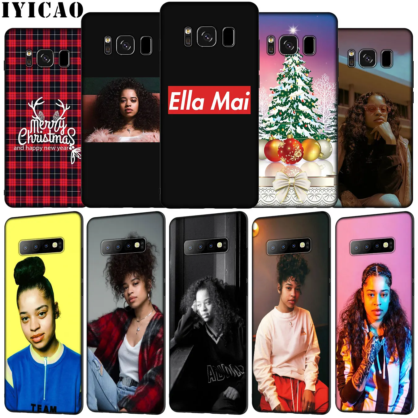 Мягкий силиконовый чехол для телефона IYICAO Ella Mai singer Samsung Galaxy S20 Ultra S10e S9 S8 Plus S6 S7 Edge S10
