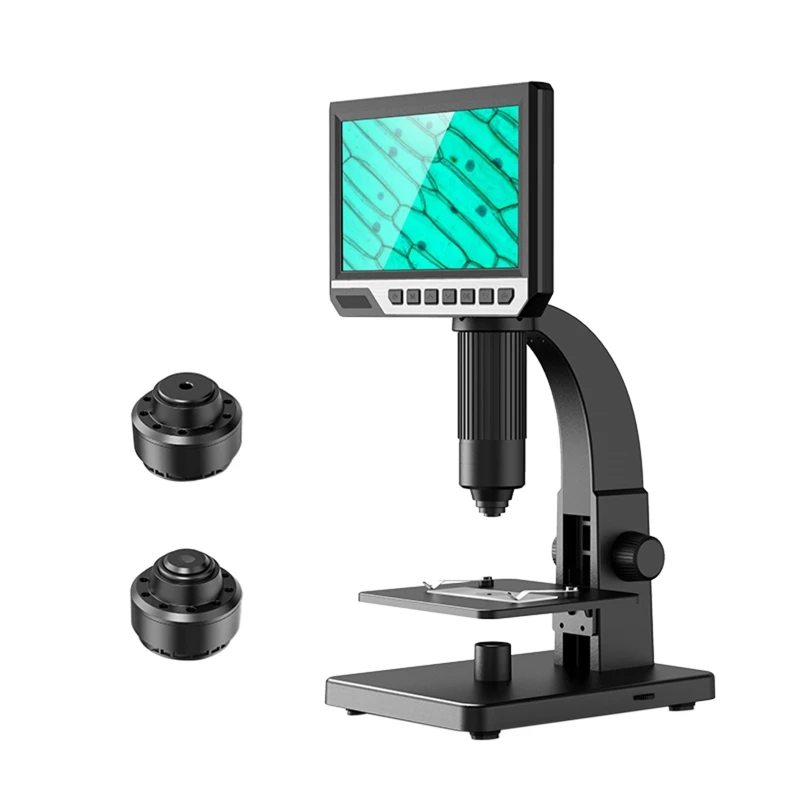 

500X-2000X 12MP Digital Microscope with 7\" Screen for Industrial Biological Cell R9JC