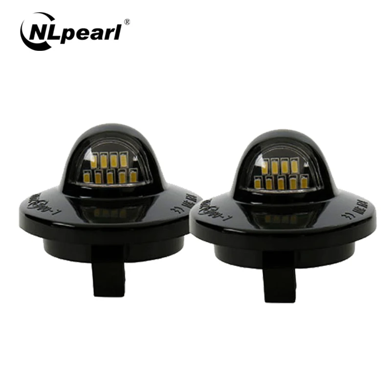 Nlpearl автомобильный светильник сборки 2 шт. 3/9SMD светодиодный номерной знак