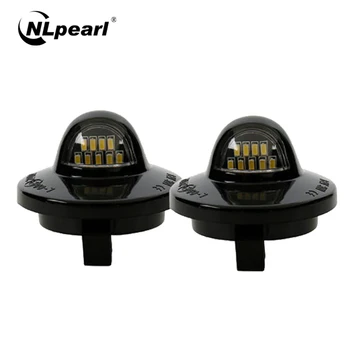 

Nlpearl Car Light Assembly 2PCS 3/9SMD LED Car License Plate Light Car Styling Fit For Ford F150 F250 F350 License Plate Light