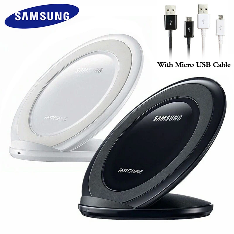 

Original Samsung S7 9V1.67A 15W Qi Wireless Adaptive Fast Charger Stand Pad for Galaxy S8 S9 S10 Plus S10E Note 10 8 9 7 5 G9200