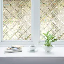 60*400 см пленка для защиты окон витражная пленка для окон самоклеющаяся 3D наклейка для окон анти УФ для спальни