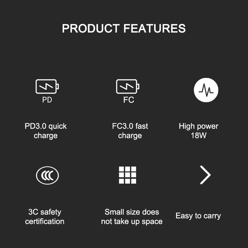EU USB C настенное быстрое зарядное устройство для Xiaomi FC3.0 с двумя портами USB C цифровым дисплеем зарядное устройство адаптер питания со складной вилкой