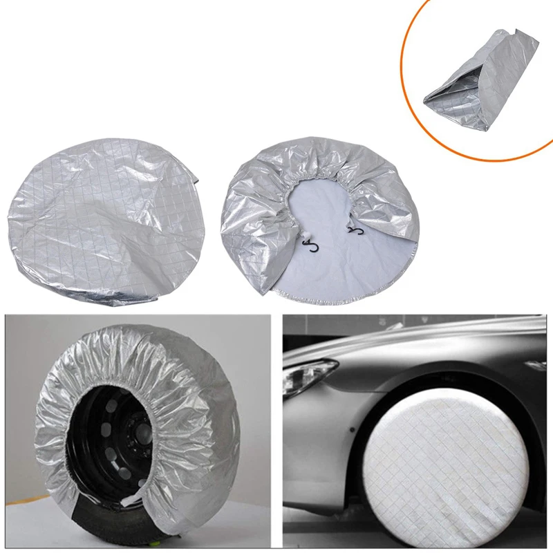 

27inch Tire Covers Case Car Tires Storage Bag Vehicle Wheel Protector for RV Truck Car Camper Trailer Car Styling 4Pcs/Set
