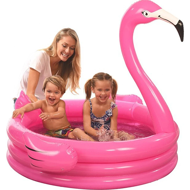 Надувной фламинго плавательный бассейн детский Piscina Colchonetas надувной Piscine Gonflable Boia
