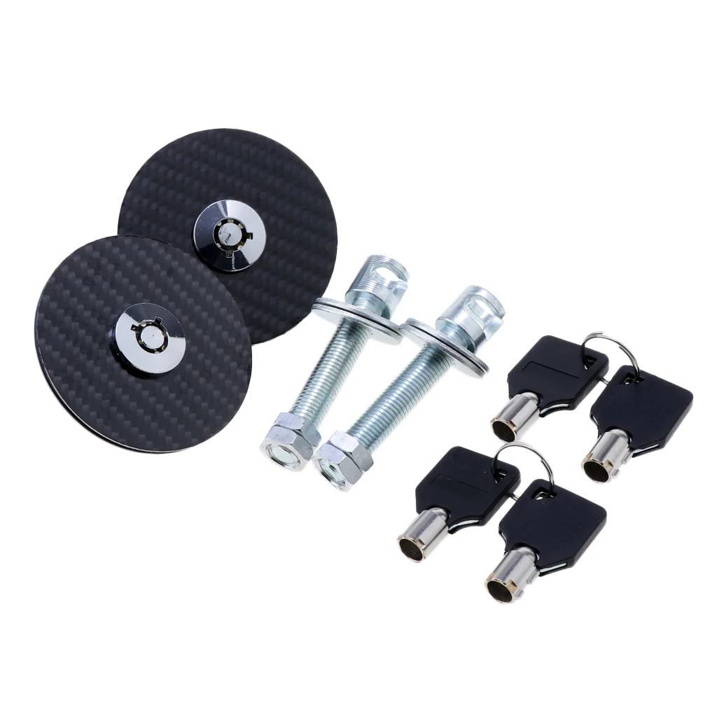 Universal Racing Aluminum Mount Bonnet  Over Hood Latch Pin Kit