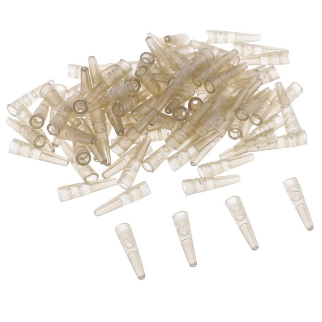 

Pack Of 100pcs Tail Rubber Tubes For Saftey Lead Clips Carp Fishing Rig Sleeves 17 Mm/0.67 Inch