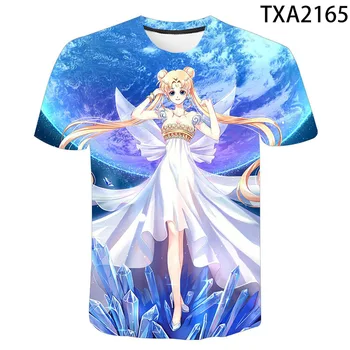 

Sailor Moon T Shirt Men Women Children Chiba Mamoru Streetwear Cartoon Anime 3D Print Fashion Tops Harajuku Cool Boy Girl Tee