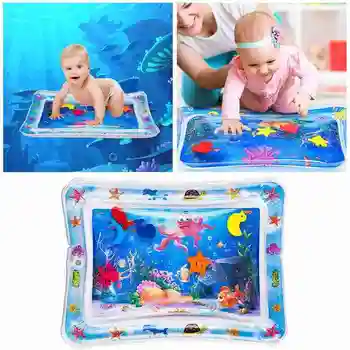 

1pcs Portable Baby Inflatable Water Mat Non-toxic Safety Baby Water Play Inflatable Cushion Baby Early Education Mat Pad