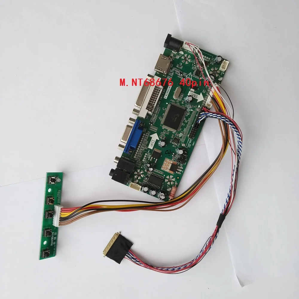 

M.NT68676 HDMI LVDS DVI VGA LED Controller board Kit for LP173WF1-TLA1/TLA2 LP173WF1(TL)(B3) 1920X1080 monitor