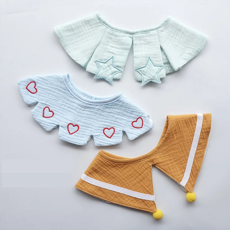 3 piece suit with Cato waterproof baby products 360 degree baby fake collar good baby bib apron bib baby gift winter new