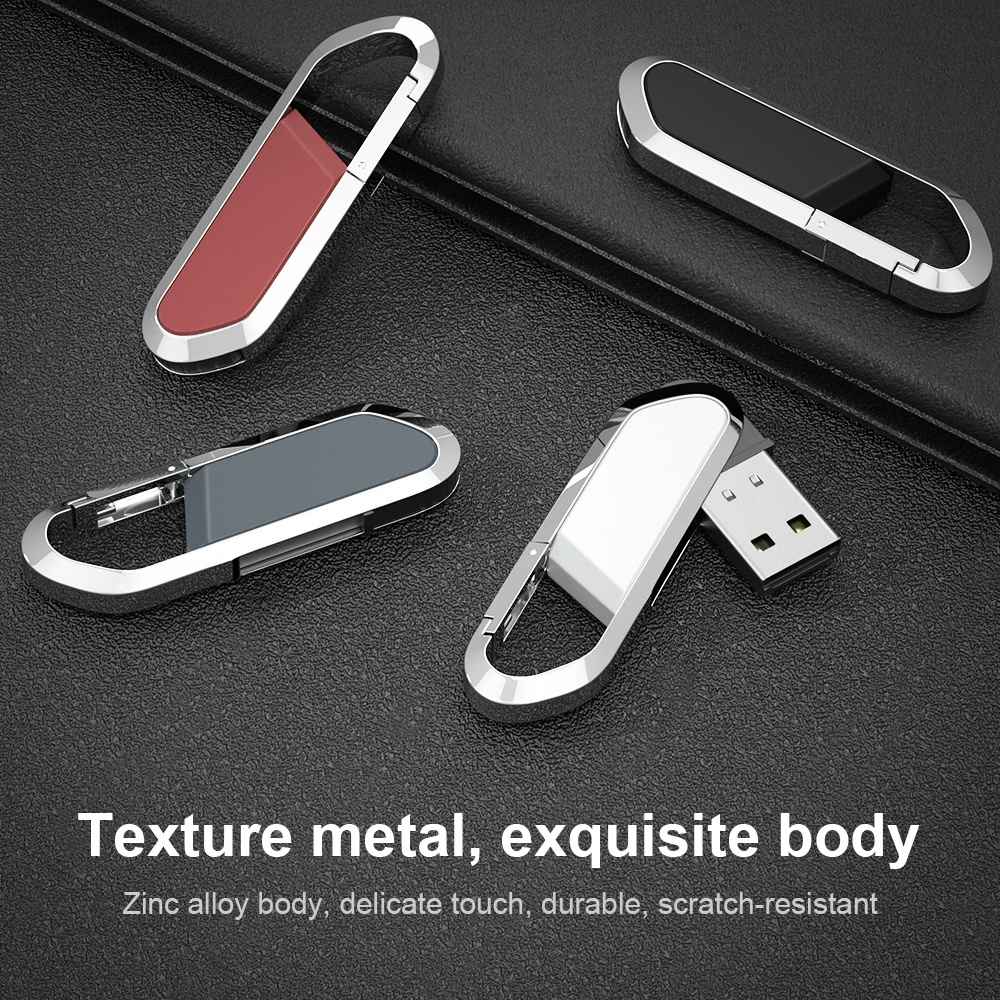 Velocidade Usb 2.0 Pen Drive Metal Keychain Flash Drive para Tablet pc 8gb 16gb 32gb 64gb 128gb Alta - Imagem 4