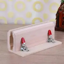 1 шт. DIY Улучшенный швейная Деревянная Кожа ремесло зажим
