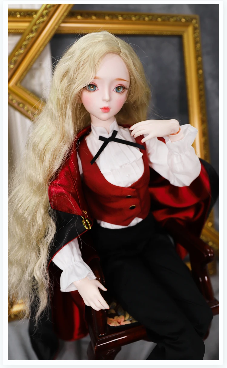 1/3 bjd кукла 62 см шарнир тело blone волосы макияж с одеждой обувь парик, маг AI YoSD MSD SD набор игрушка подарок для ребенка DC лати