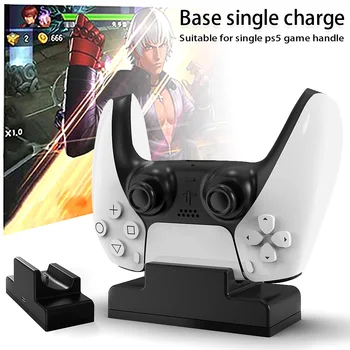 

USB Charge Dock For Sony Playstation 5 Controller Gamepad Handle Cradle Single Fast Charging Charger For PS5 Games Accessories